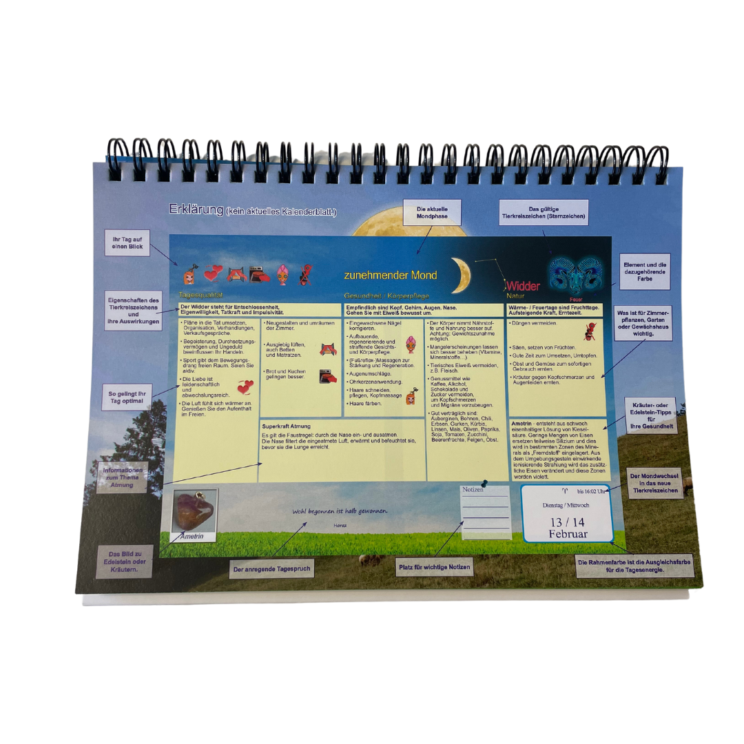Gesundheitsmond®-Kalender A5 2024